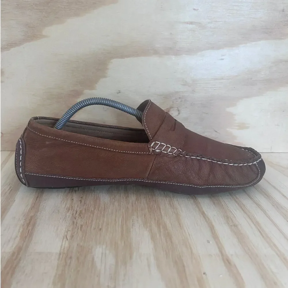 Cole Haan -Wyatt Penny Driver Style -Loafers Shoes -Brown -Men's - 9.5M -C30966
